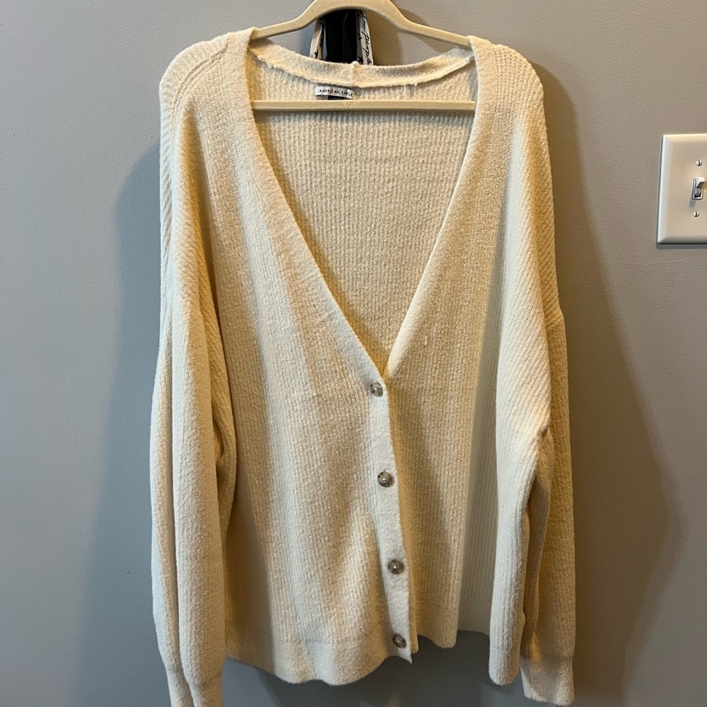 AE oversized button front cardigan